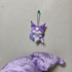取引決定！クロミちゃん　超特大寝そべりぬいぐるみ（おまけ付き）の画像