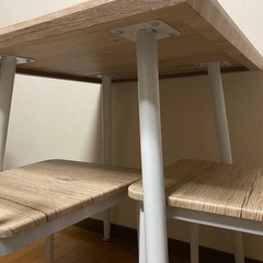 <取引中>2人用　ダイニングテーブル　チェア　セットの画像