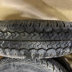 テッちんホイルにタイヤ 5本の画像