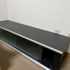 テレビ台　ガラス扉の画像