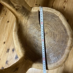小国杉丸太椅子の画像
