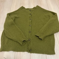 【11月末までの出品予定】【募集中】クラシカルエルフ　オーバーサイズ　2wayニットカーディガン　ライトグリーン　Mサイズの画像