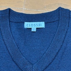 ベスト　紺色　Lサイズの画像