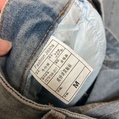 【募集中】シーイン　ストレートデニム　Mサイズ　ライトブルーの画像