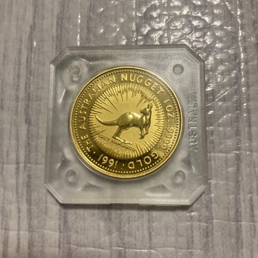 金貨　31.1g オーストラリア　ナゲット　1991年