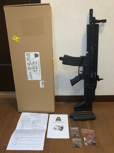 購入者決定　ダブルベル　FN     SCAR-L   電子トリガー搭載　フルメタル電動ガン