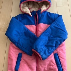 美品　もこもこ　ジャンパー　120㎝　ボア　上着　ジャケット　あったか　アウター　子供服の画像