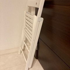IKEA　イケア　TERJE/テリエ 折りたたみチェア ホワイトの画像