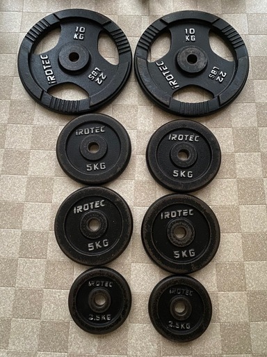 iROTEC アイロテック バーベルプレート　8枚セット