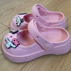 サンダル16㎝ピンクの画像