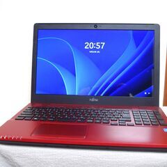 富士通定番Celeron最新Windows11メモリ4GB高速SSD240GBWifi接続可能カメラ内蔵の画像