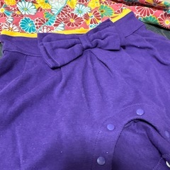 袴ロンパース　60cmの画像