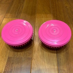 バランスストーン半球型ミニ2個セット　ピンク
の画像