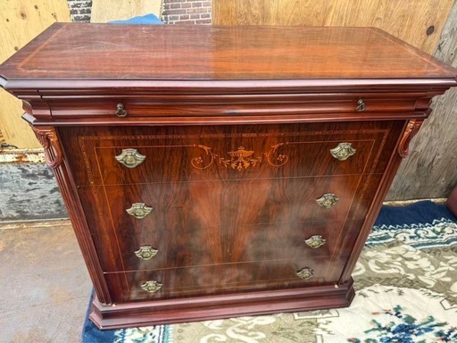 イタリア製　象嵌　家具　タンス　レトロ