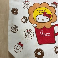 【値下げ‼️】ミスド×ハローキティコラボ　トートバッグの画像