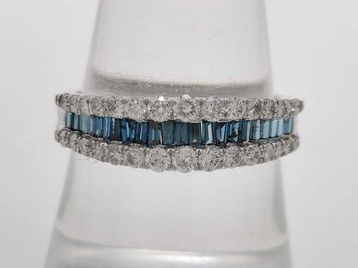 k18WG D1.0ct リング　3.2g