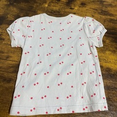 【110】さくらんぼ柄　トップスの画像