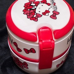 ハローキティ 2段ランチボックスの画像