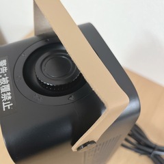 セラミックヒーター　ブラック　小型の画像