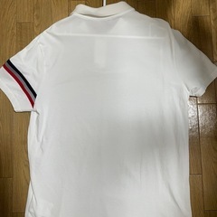MONCLER ホワイトポロシャツの画像