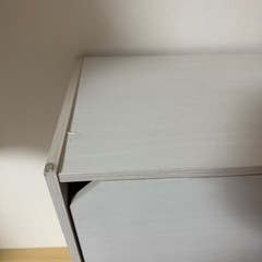 カラーボックス　扉付き　収納の画像