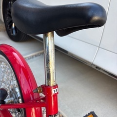 あさひイノベーションファクトリー 18インチ ミニーマウス 子供用自転車 赤の画像