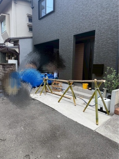 流しそうめん　竹

