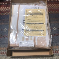 新品電気かけしき毛布の画像