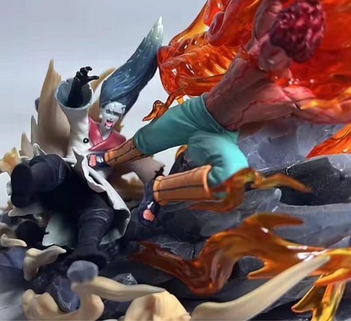 NARUTO ナルト　マイト・ガイvsうちは　マダラ フィギュア 19cm
