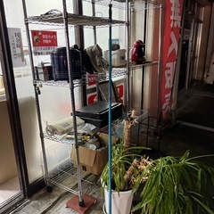 （決まりました。お問い合わせ多くて返信できなくてすいません！）激安最終料金✨スチールラック小✨一式1000円✖️2個の画像