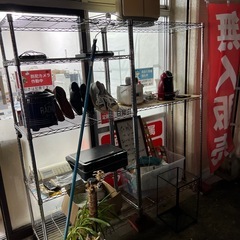 （決まりました。お問い合わせ多くて返信できなくてすいません！）激安最終料金✨スチールラック小✨一式1000円✖️2個の画像