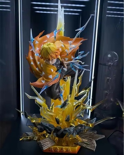 鬼滅の刃 善逸フィギュア LEDライトアップ付き 約30cm