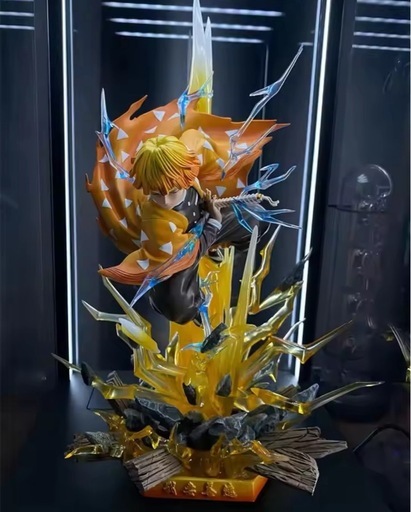 鬼滅の刃 善逸フィギュア LEDライトアップ付き 約30cm