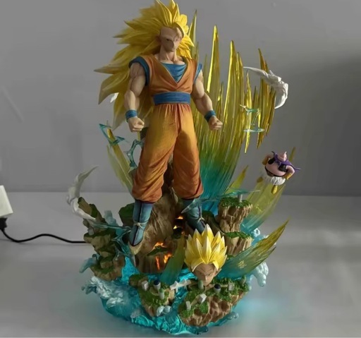 【LED発光】ドラゴンボール ベジット 超サイヤ人3 フィギュア 魔人ブウ戦