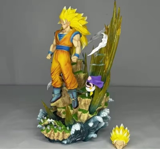 【LED発光】ドラゴンボール ベジット 超サイヤ人3 フィギュア 魔人ブウ戦