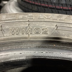 ダンロップ 155/65R14 4本 スタッドレスタイヤ中古 軽自動車ににの画像