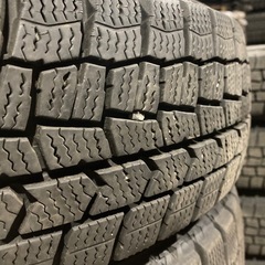 ダンロップ 155/65R14 4本 スタッドレスタイヤ中古 軽自動車ににの画像