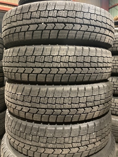 ダンロップ 155/65R14 4本 スタッドレスタイヤ中古 軽自動車にに
