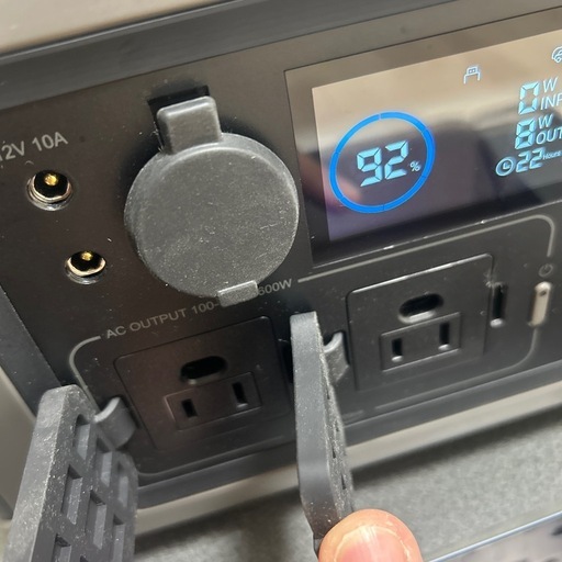 ALLPOWERS R600 大容量バッテリー 家電用のコンセント着いてます‼️
