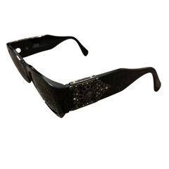 Gianni Versace サングラス メデューサ 黒 イタリア製 ケース付きの画像