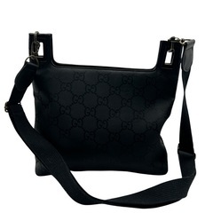 GUCCI グッチ GG柄 ショルダーバッグ ブラック ナイロンの画像