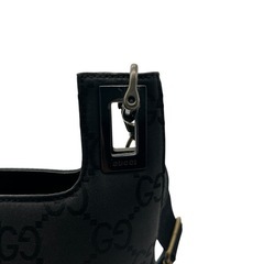 GUCCI グッチ GG柄 ショルダーバッグ ブラック ナイロンの画像