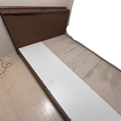 【ご相談中】ニトリ ツインベッドフレーム（マットレス付き）の画像