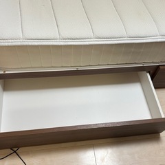 【ご相談中】ニトリ ツインベッドフレーム（マットレス付き）の画像