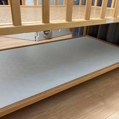 ヤマサキ　ハイタイプベビーベッド　ツーオープンの画像