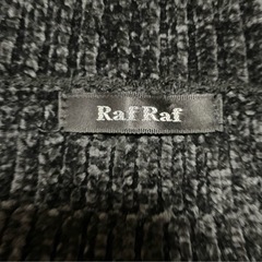 waad which flaws/ライトグレーニットセー ター長袖/4Lの画像