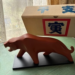 昭和レトロな置物　寅　干支の画像