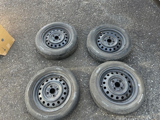 スズキ 14インチ スチールホイール タイヤホイールセット