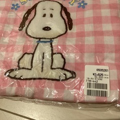新品　エプロン　snoopy  ピンクの画像