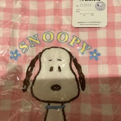 新品　エプロン　snoopy  ピンクの画像